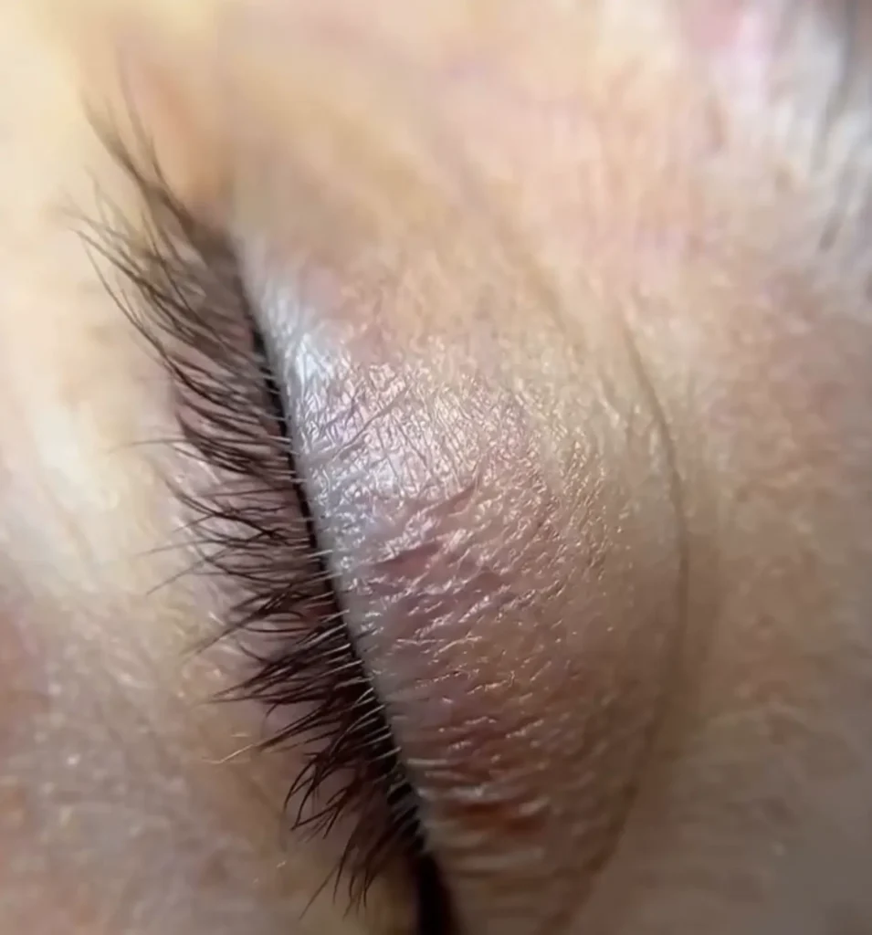 tattooed winged eyeliner